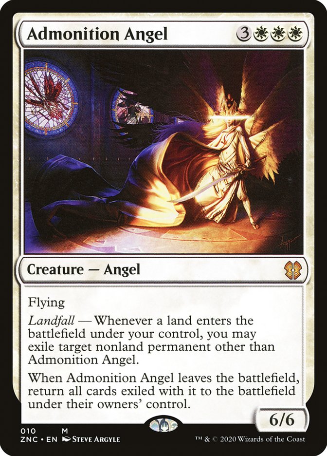 Admonition Angel 10 (Commander: Zendikar Rising)  | Good Games Adelaide SA