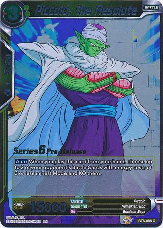 Piccolo, the Resolute (Destroyer Kings) [BT6-088_PR] | Good Games Adelaide SA