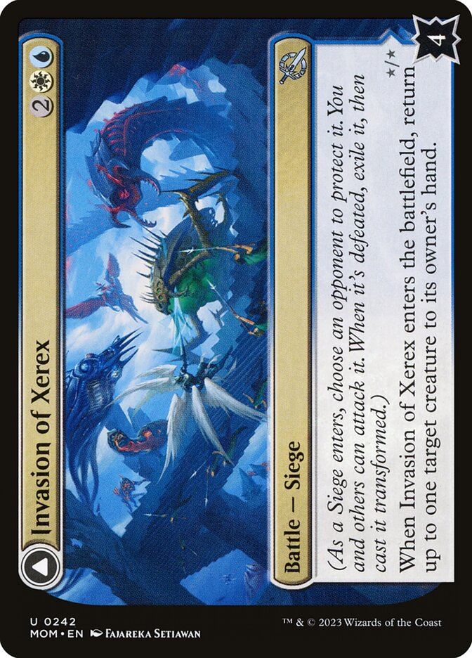 Invasion of Xerex // Vertex Paladin 242 (March of the Machine)  - Foil | Good Games Adelaide SA