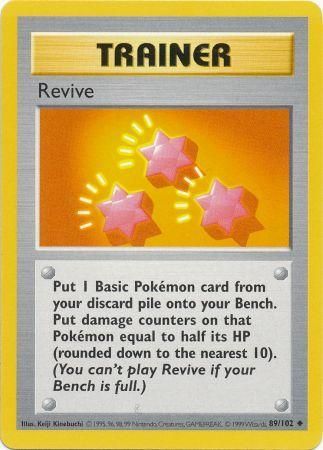Revive (89/102) [Base Set Shadowless Unlimited] | Good Games Adelaide SA