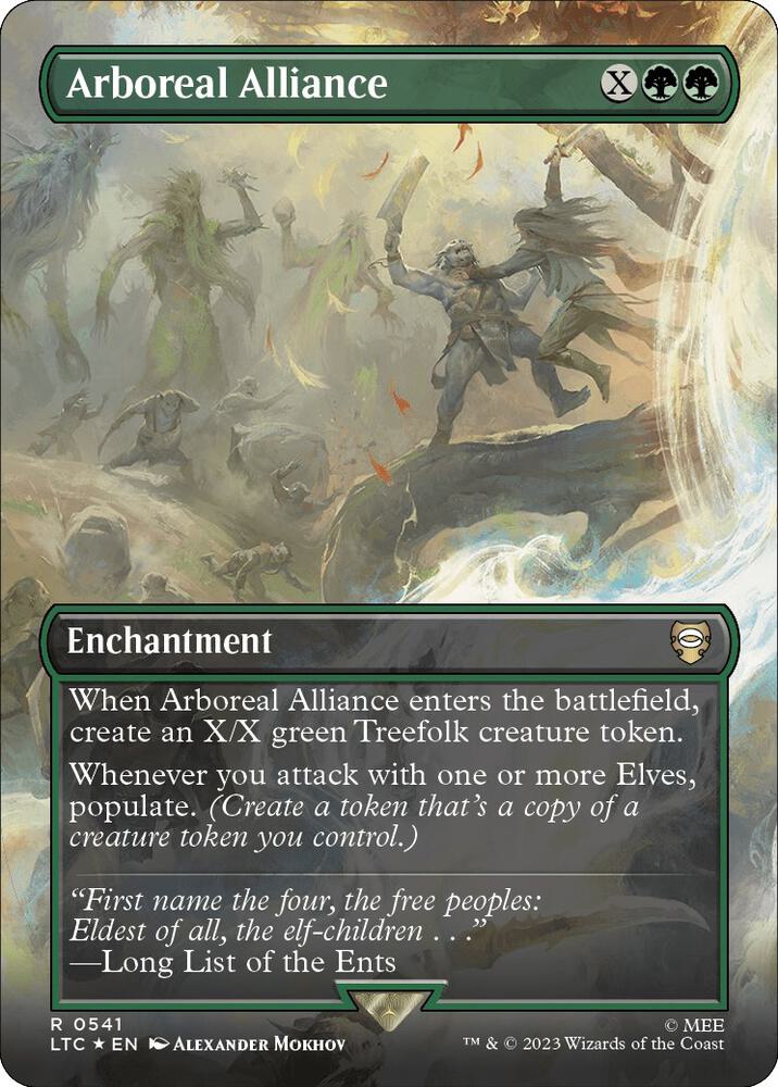 Arboreal Alliance 541 (Commander: The Lord of the Rings: Tales of Middle-earth)  - Borderless Surge Foil | Good Games Adelaide SA