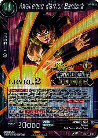 Awakened Warrior Bardock (Level 2) [BT3-110] | Good Games Adelaide SA