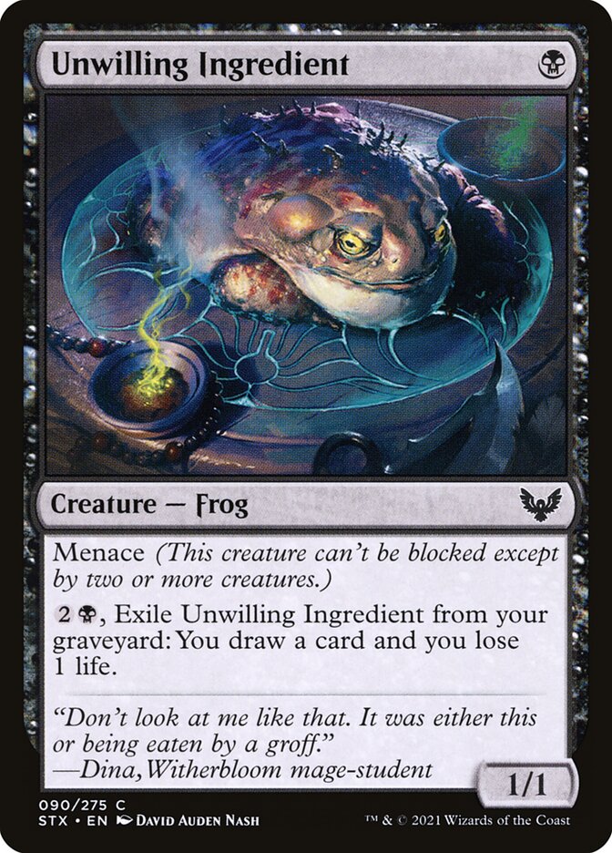 Unwilling Ingredient 90 (Strixhaven: School of Mages)  - Foil | Good Games Adelaide SA