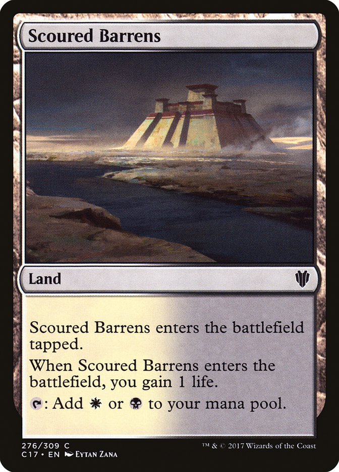 Scoured Barrens [Commander 2017] | Good Games Adelaide SA