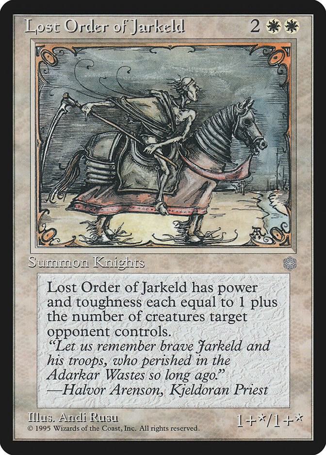 Lost Order of Jarkeld  (Ice Age)  | Good Games Adelaide SA