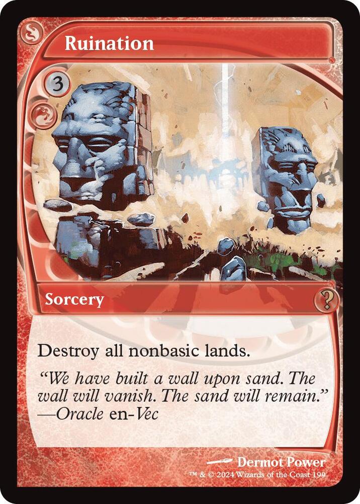 Ruination 199 (Mystery Booster 2)  - Foil | Good Games Adelaide SA