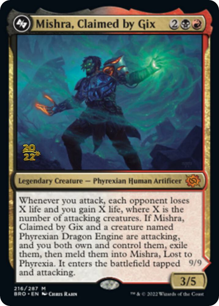 Mishra Claimed by Gix 216 (Prerelease Cards)  - Foil | Good Games Adelaide SA