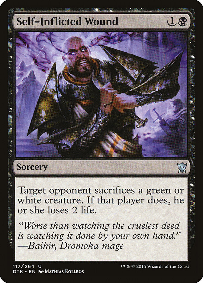 Self-Inflicted Wound 117 (Dragons of Tarkir)  | Good Games Adelaide SA