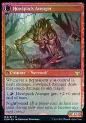 Ill-Tempered Loner // Howlpack Avenger [Innistrad: Crimson Vow Prerelease Promos] | Good Games Adelaide SA