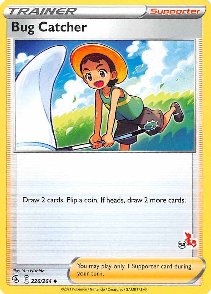 Bug Catcher (226/264) (Cinderace Stamp #34) [Battle Academy 2022] | Good Games Adelaide SA