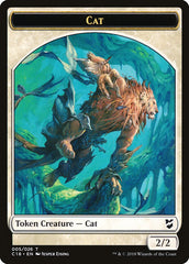 Angel // Cat Double-sided Token [Commander 2018 Tokens] | Good Games Adelaide SA