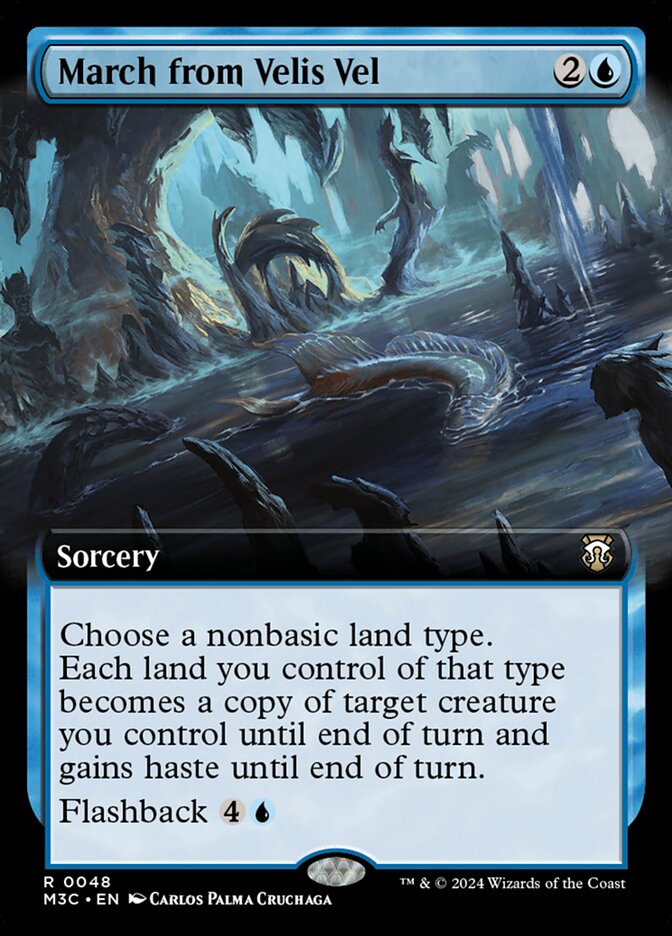 March from Velis Vel 48/411 (Commander: Modern Horizons 3)  - Extended Art | Good Games Adelaide SA