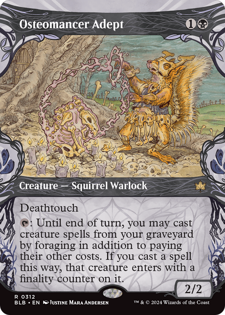 Osteomancer Adept (Showcase) [Bloomburrow] | Good Games Adelaide SA