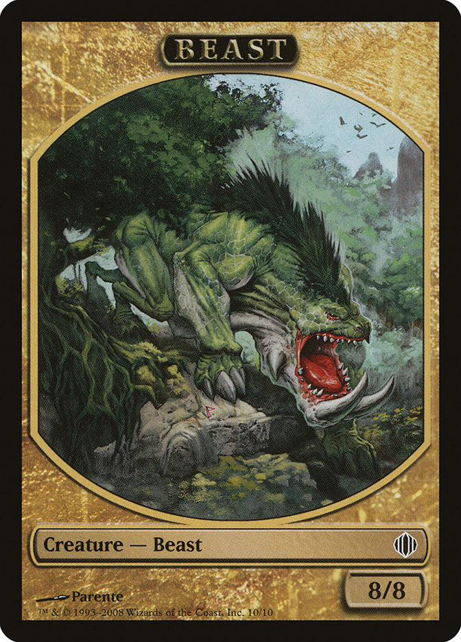 Beast Token (Multicolor) [Shards of Alara Tokens] | Good Games Adelaide SA