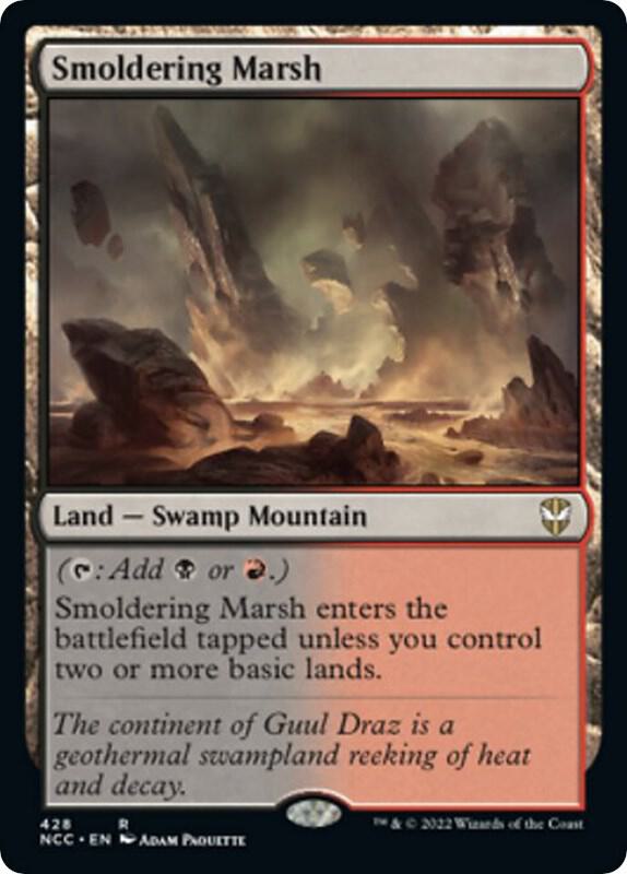 Smoldering Marsh 428 (Commander: Streets of New Capenna)  | Good Games Adelaide SA