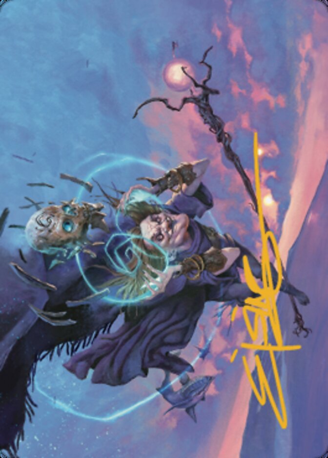 Zur, Eternal Schemer Art Card 1 (Gold-Stamped Signature) [Dominaria United Art Series] | Good Games Adelaide SA