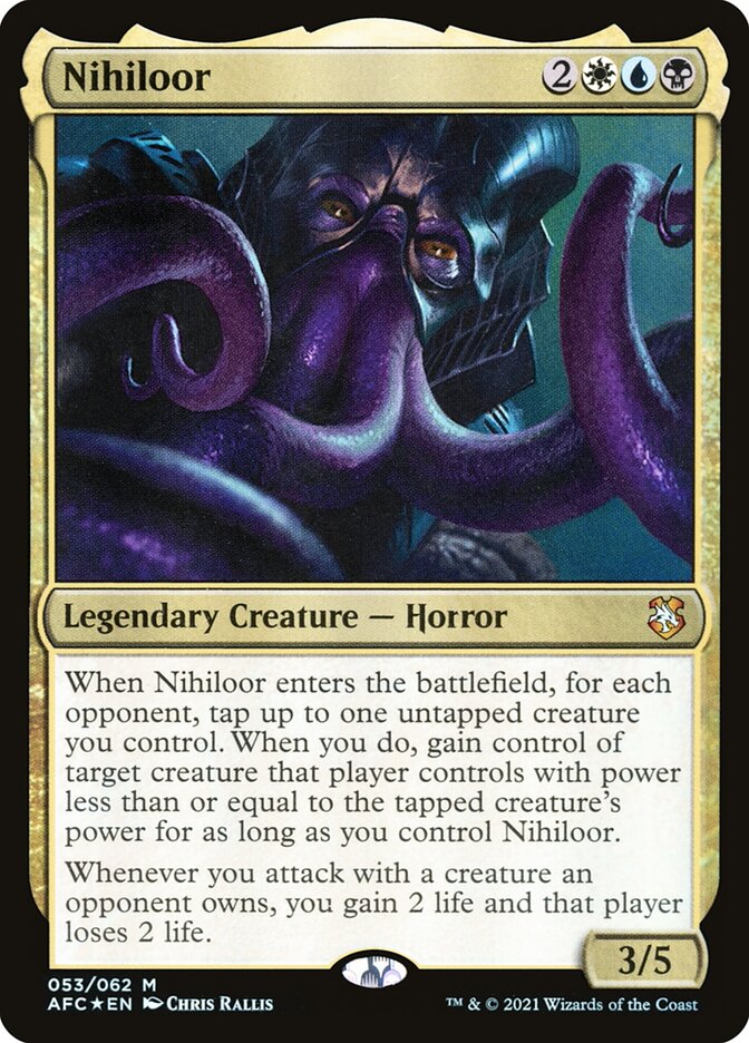 Nihiloor 53 (Commander: Adventures in the Forgotten Realms)  - Foil | Good Games Adelaide SA