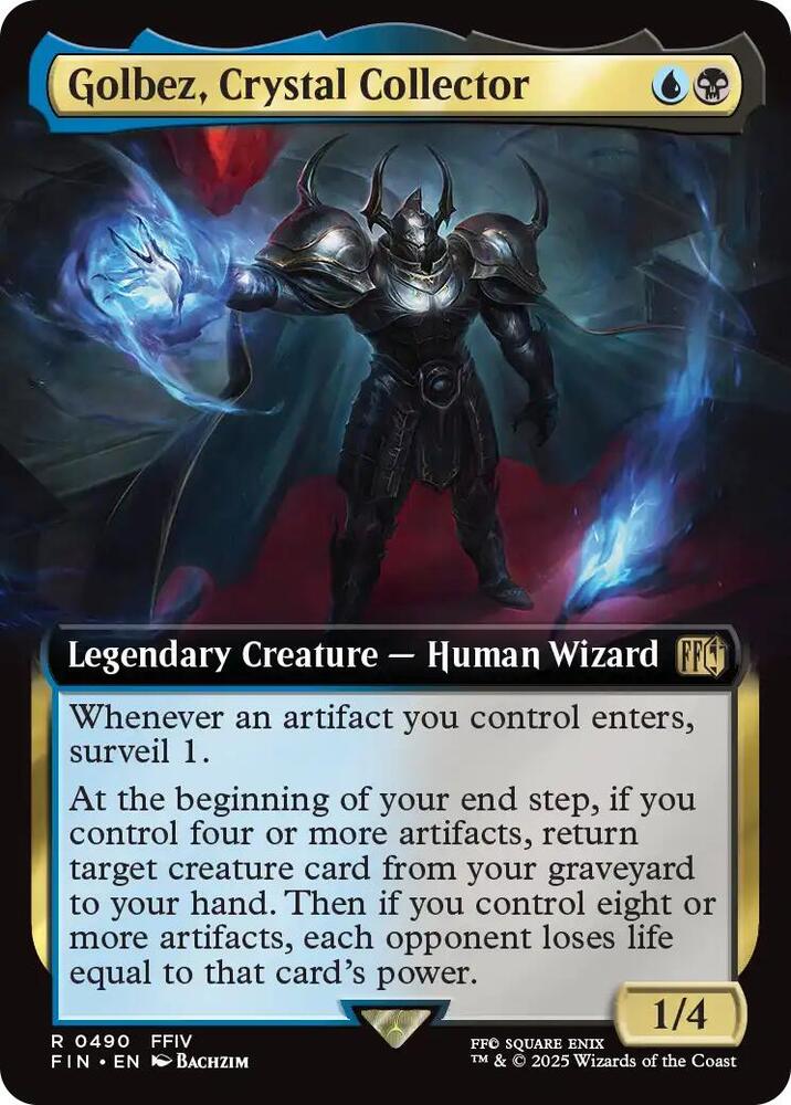 Golbez, Crystal Collector 490 (FINAL FANTASY)  - Extended Art | Good Games Adelaide SA