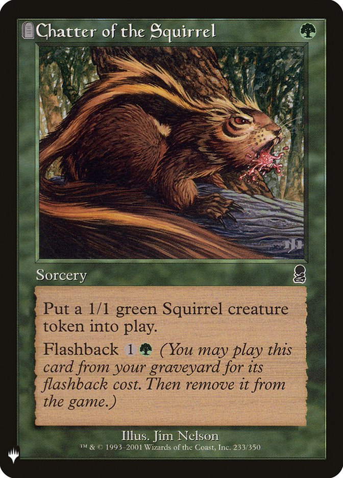 Chatter of the Squirrel [Mystery Booster] | Good Games Adelaide SA