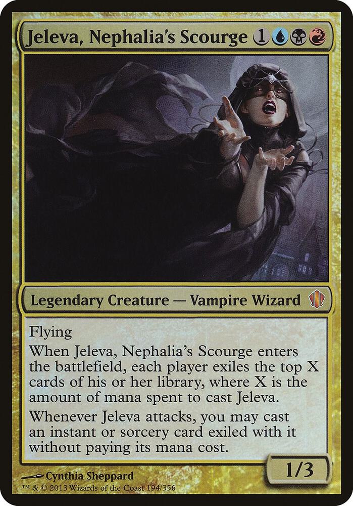 Jeleva Nephalias Scourge Commander 2013 194 (Oversize Cards)  - Foil | Good Games Adelaide SA