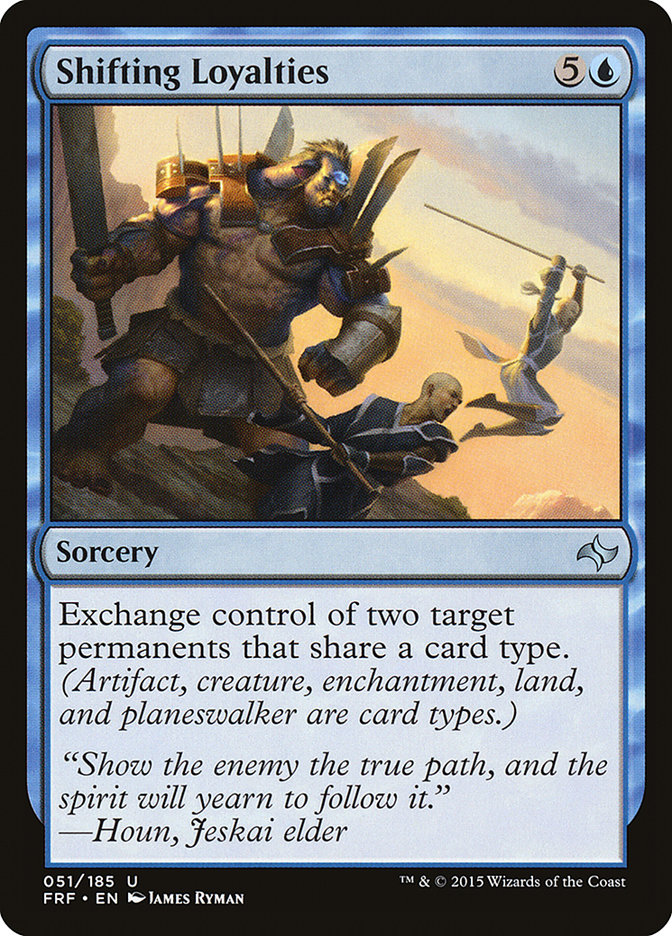 Shifting Loyalties 51 (Fate Reforged)  - Foil | Good Games Adelaide SA