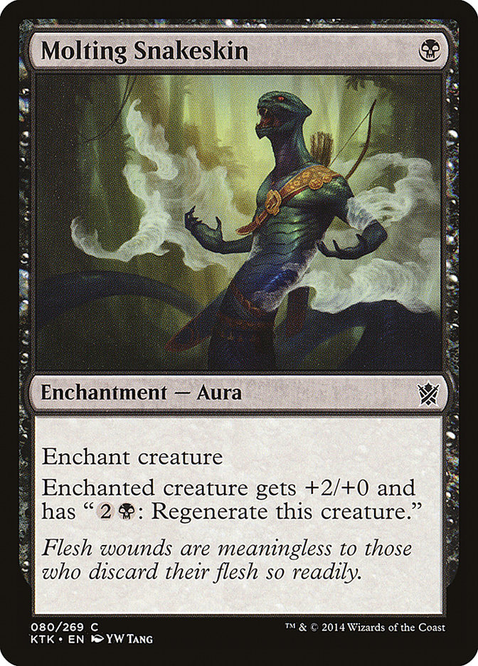 Molting Snakeskin 80 (Khans of Tarkir)  - Foil | Good Games Adelaide SA