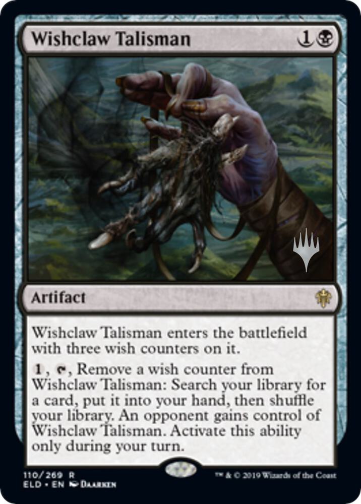 Wishclaw Talisman 110 (Promo Pack: Throne of Eldraine)  | Good Games Adelaide SA