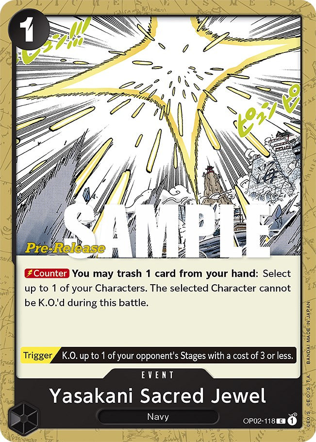 Yasakani Sacred Jewel [Paramount War Pre-Release Cards] | Good Games Adelaide SA
