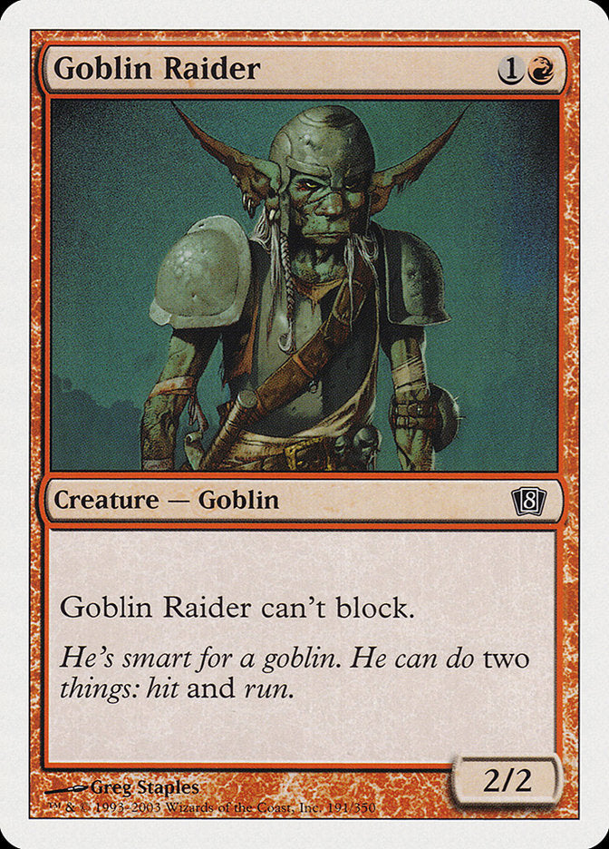 Goblin Raider [Eighth Edition] | Good Games Adelaide SA