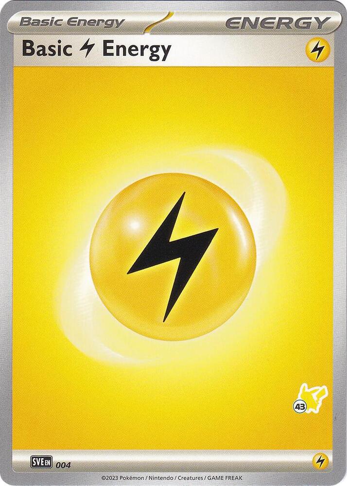 Basic Lightning Energy Pikachu 43 004 (Battle Academy 2024)  | Good Games Adelaide SA