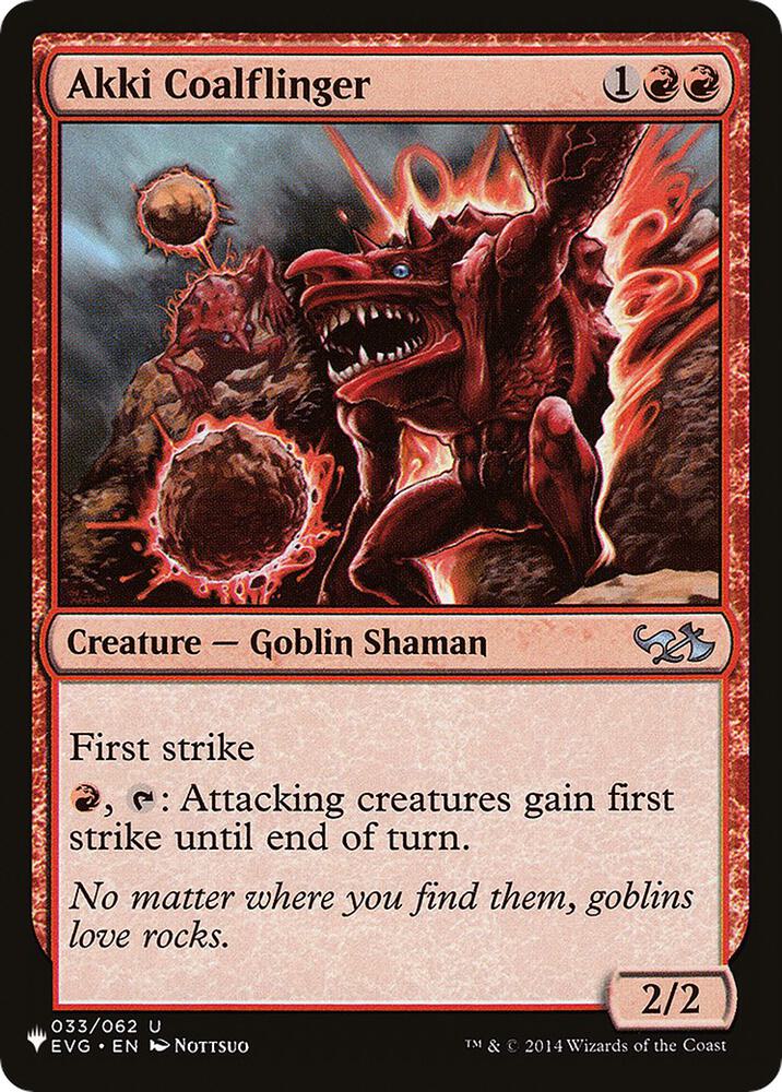 Akki Coalflinger 033/062 (The List Reprints)  | Good Games Adelaide SA