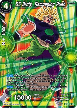 SS Broly, Rampaging Rush [EX04-02] | Good Games Adelaide SA