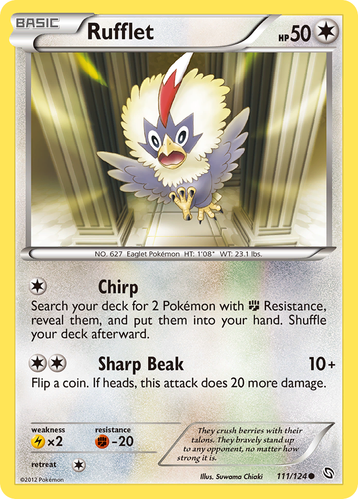 Rufflet (111/124) [Black & White: Dragons Exalted] | Good Games Adelaide SA