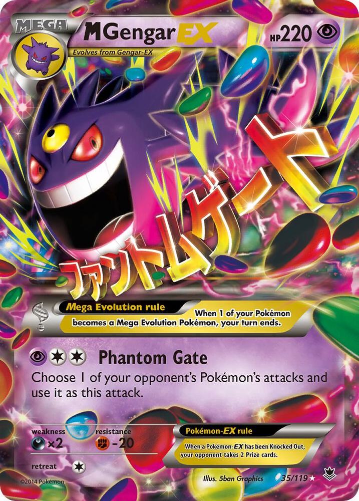 M Gengar EX 35/119 (XY - Phantom Forces)  - Holofoil | Good Games Adelaide SA