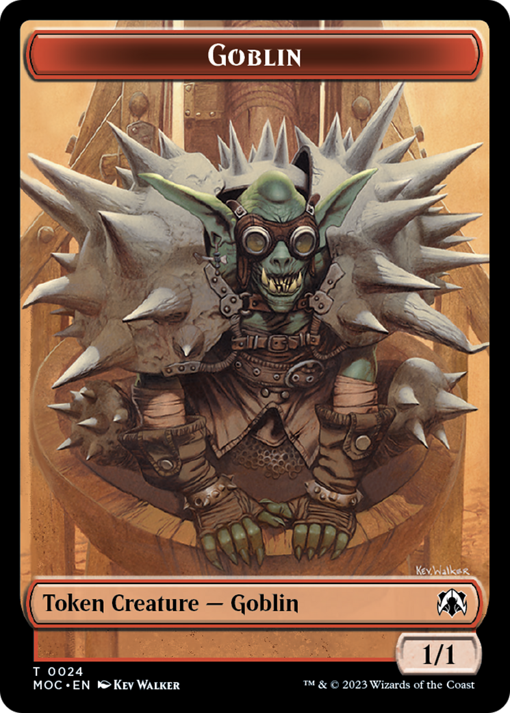 Goblin // Eldrazi Double-Sided Token [March of the Machine Commander Tokens] | Good Games Adelaide SA