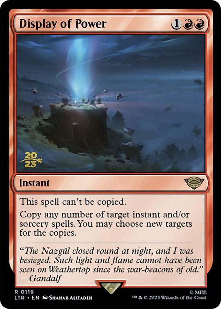 Display of Power 119 (Prerelease Cards)  - Foil | Good Games Adelaide SA
