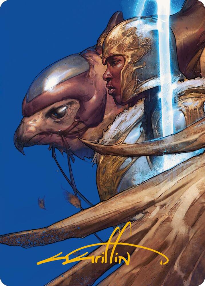 Arna Kennerud Skycaptain Art Card Gold Stamped Signature 48 (Art Series: Modern Horizons 3)  | Good Games Adelaide SA