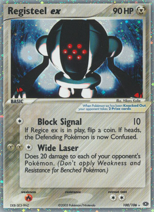 Registeel ex (100/106) [EX: Emerald] | Good Games Adelaide SA