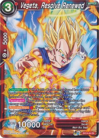 Vegeta, Resolve Renewed [EX13-04] | Good Games Adelaide SA