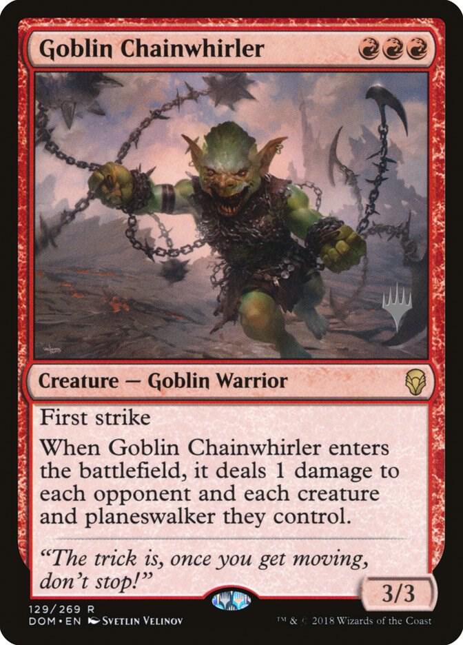 Goblin Chainwhirler 129 (Promo Pack: Core Set 2020)  | Good Games Adelaide SA