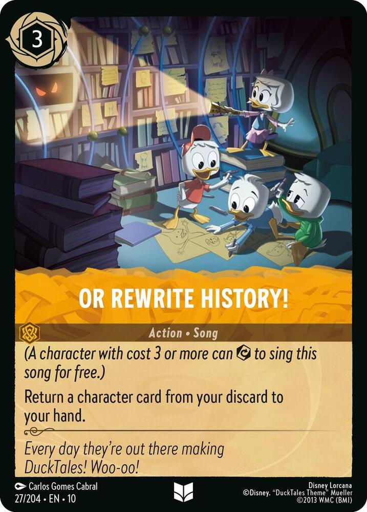 Or Rewrite History 27/204 (Whispers in the Well)  | Good Games Adelaide SA
