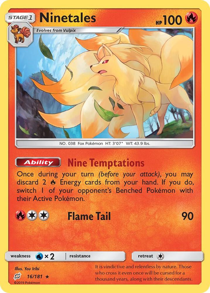 Ninetales 16/181 (SM - Team Up)  | Good Games Adelaide SA