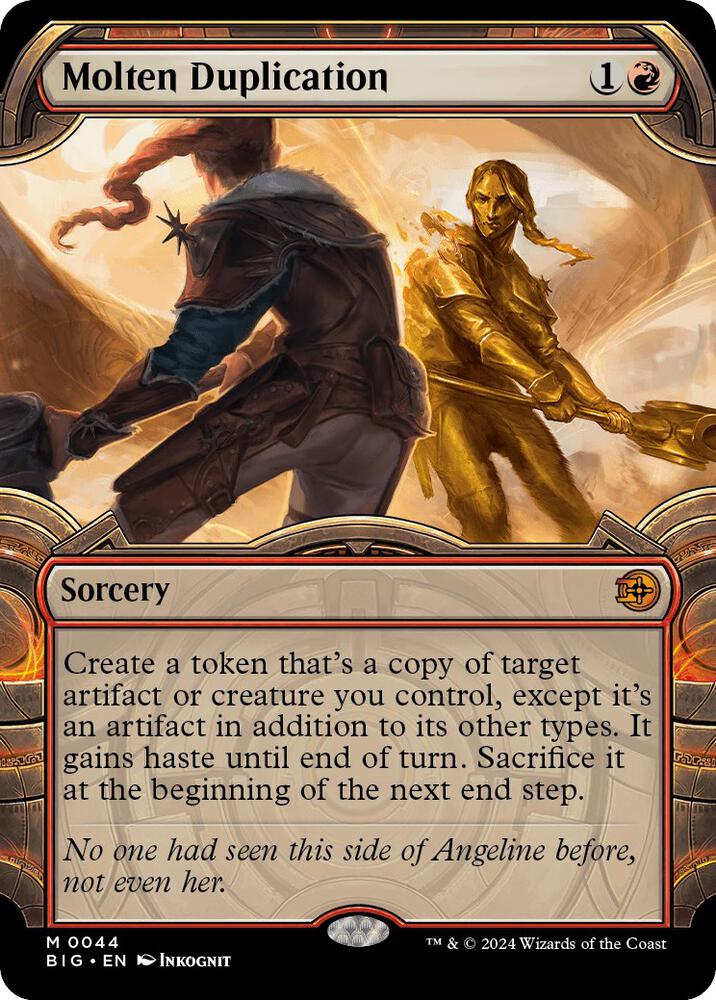 Molten Duplication Showcase 44 (Outlaws of Thunder Junction: The Big Score)  - Foil | Good Games Adelaide SA