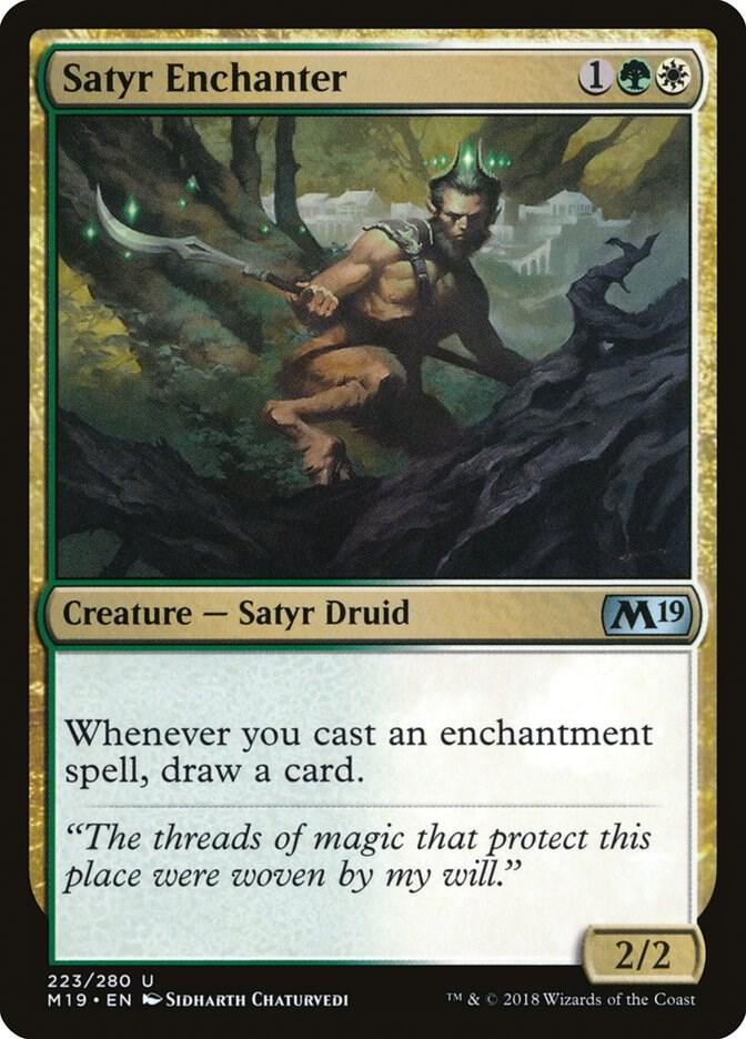 Satyr Enchanter 223 (Core Set 2019)  - Foil | Good Games Adelaide SA