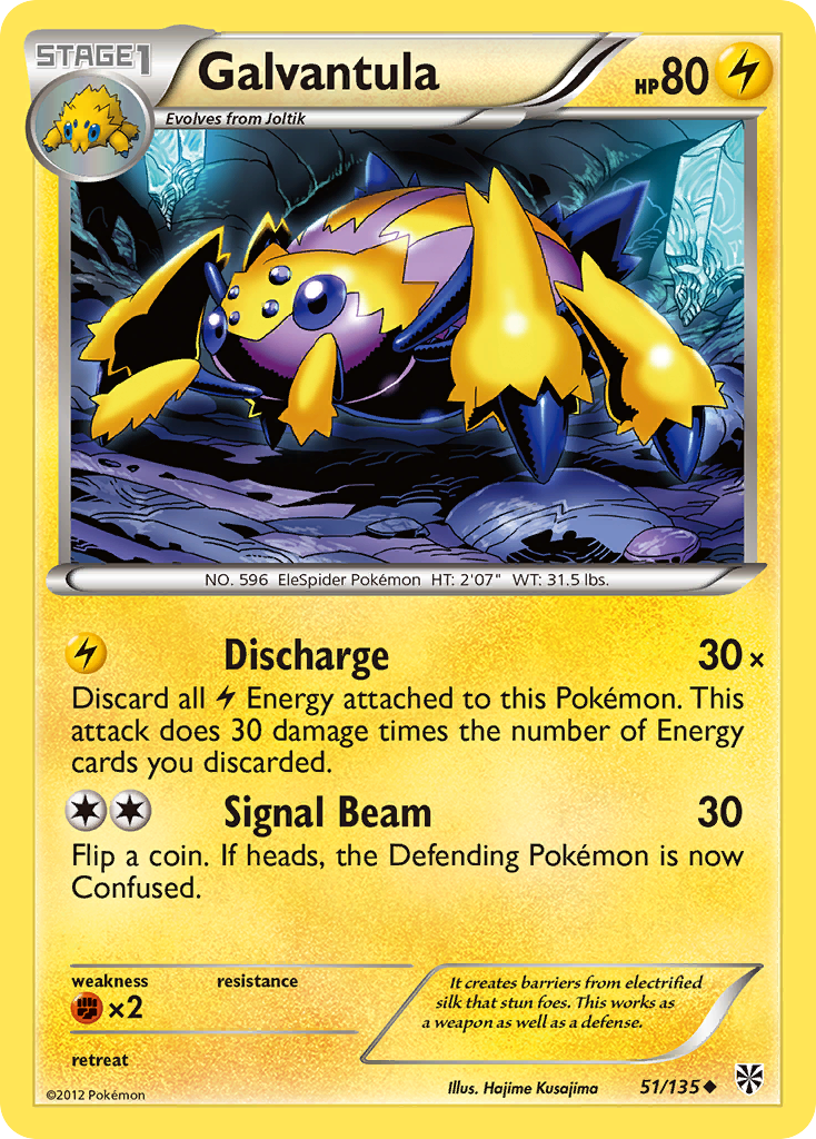Galvantula (51/135) [Black & White: Plasma Storm] | Good Games Adelaide SA