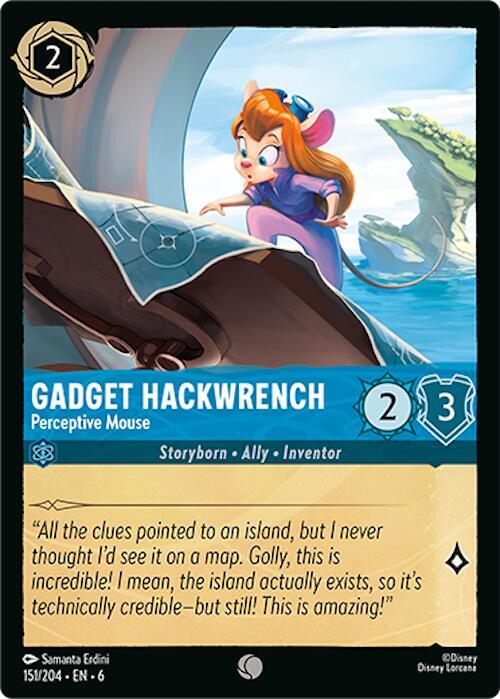 Gadget Hackwrench Perceptive Mouse 151/204 (Azurite Sea)  | Good Games Adelaide SA