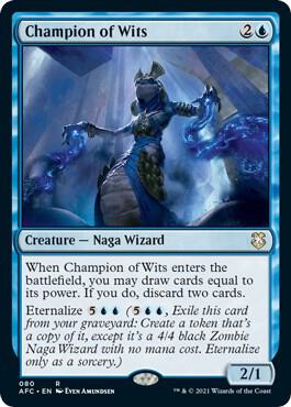 Champion of Wits 80 (Commander: Adventures in the Forgotten Realms)  | Good Games Adelaide SA