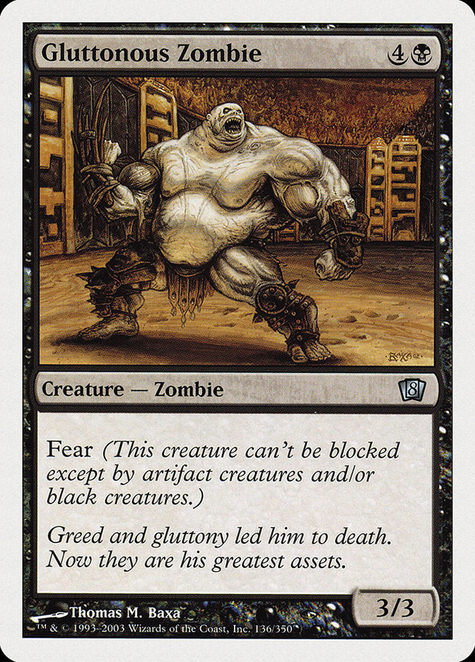 Gluttonous Zombie [Eighth Edition] | Good Games Adelaide SA