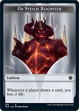 Emblem Ob Nixilis Reignited Double Sided Token 26 (Starter Commander Decks)  | Good Games Adelaide SA