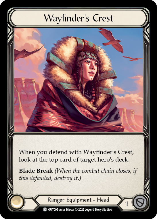 Wayfinder's Crest [OUT099] (Outsiders)  Cold Foil | Good Games Adelaide SA
